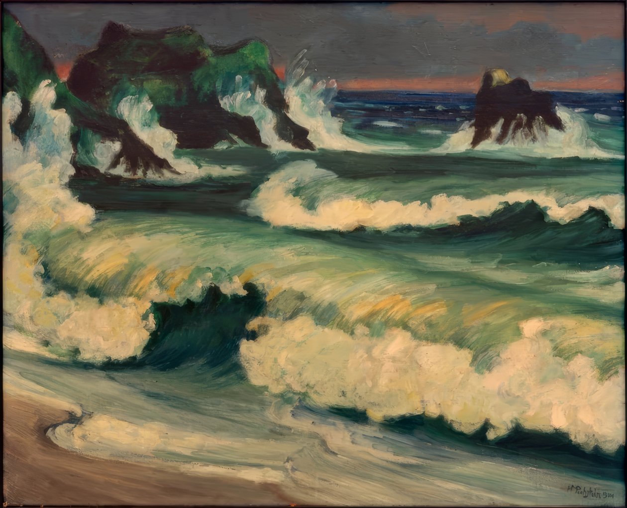 Viharos tenger alkotó: Max Pechstein