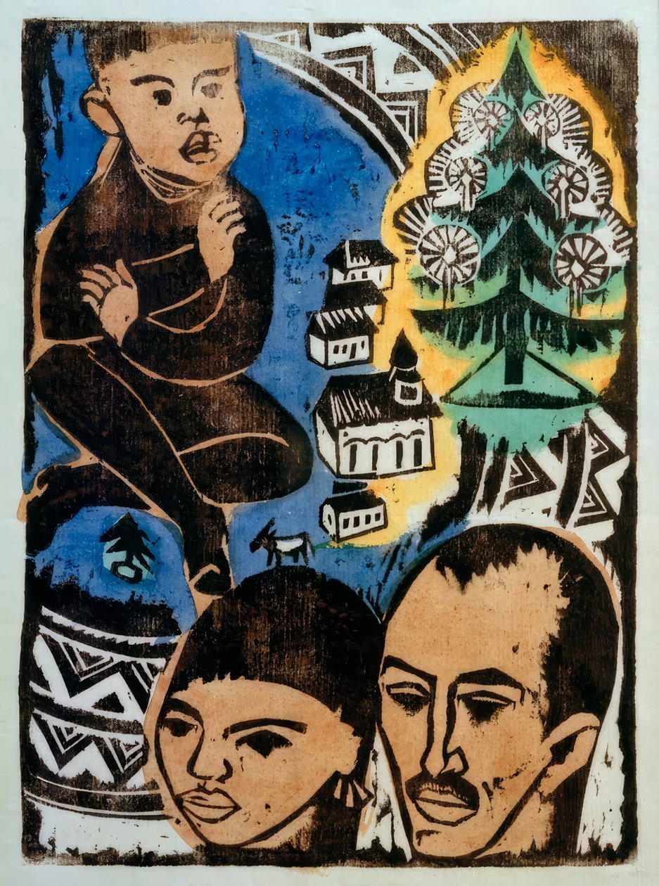karácsony  alkotó: Max Pechstein