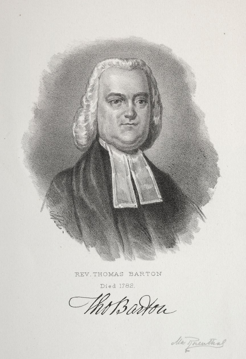 Thomas Barton tiszteletes alkotó: Max Rosenthal