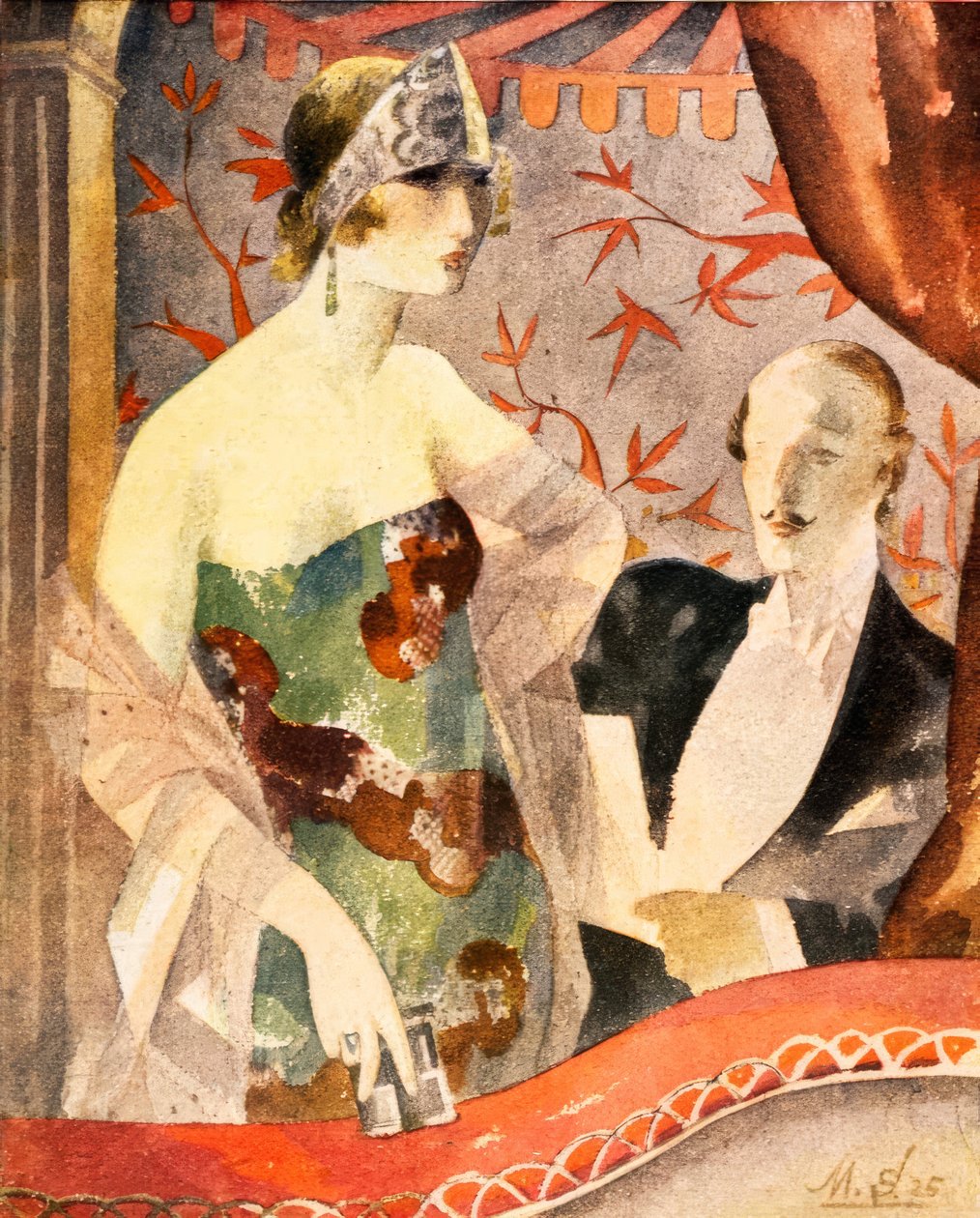 Pár a páholyban alkotó: Max Schwarzer