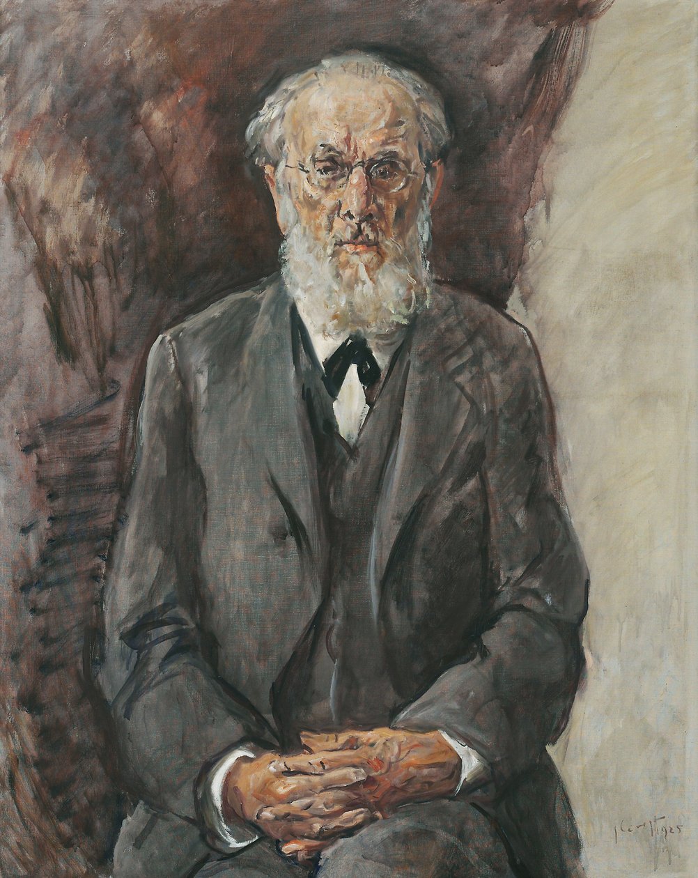 Carl Stumpf professzor portréja alkotó: Max Slevogt