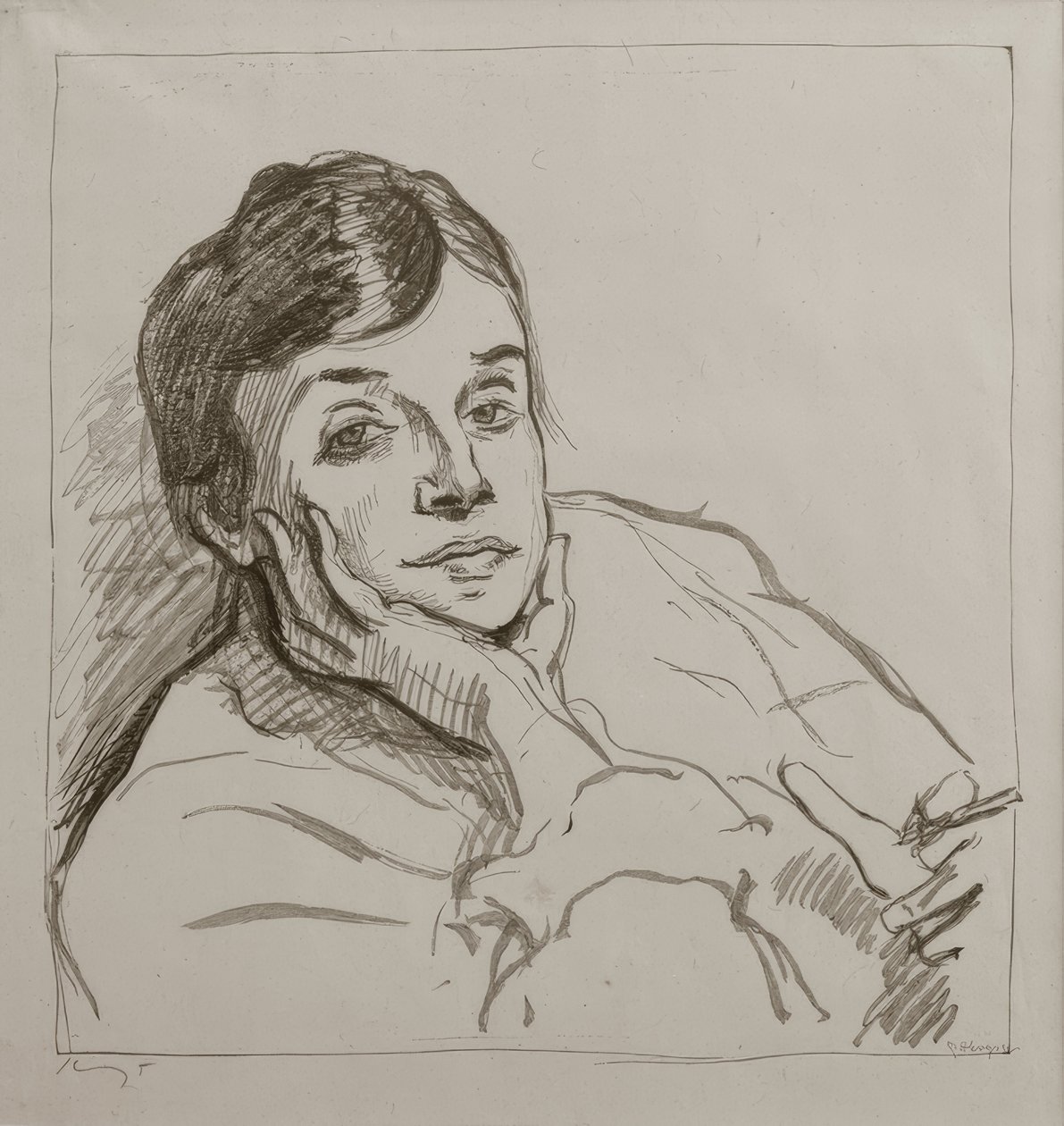 M.Slevogt, Nini Slevogt, a művész felesége alkotó: Max Slevogt