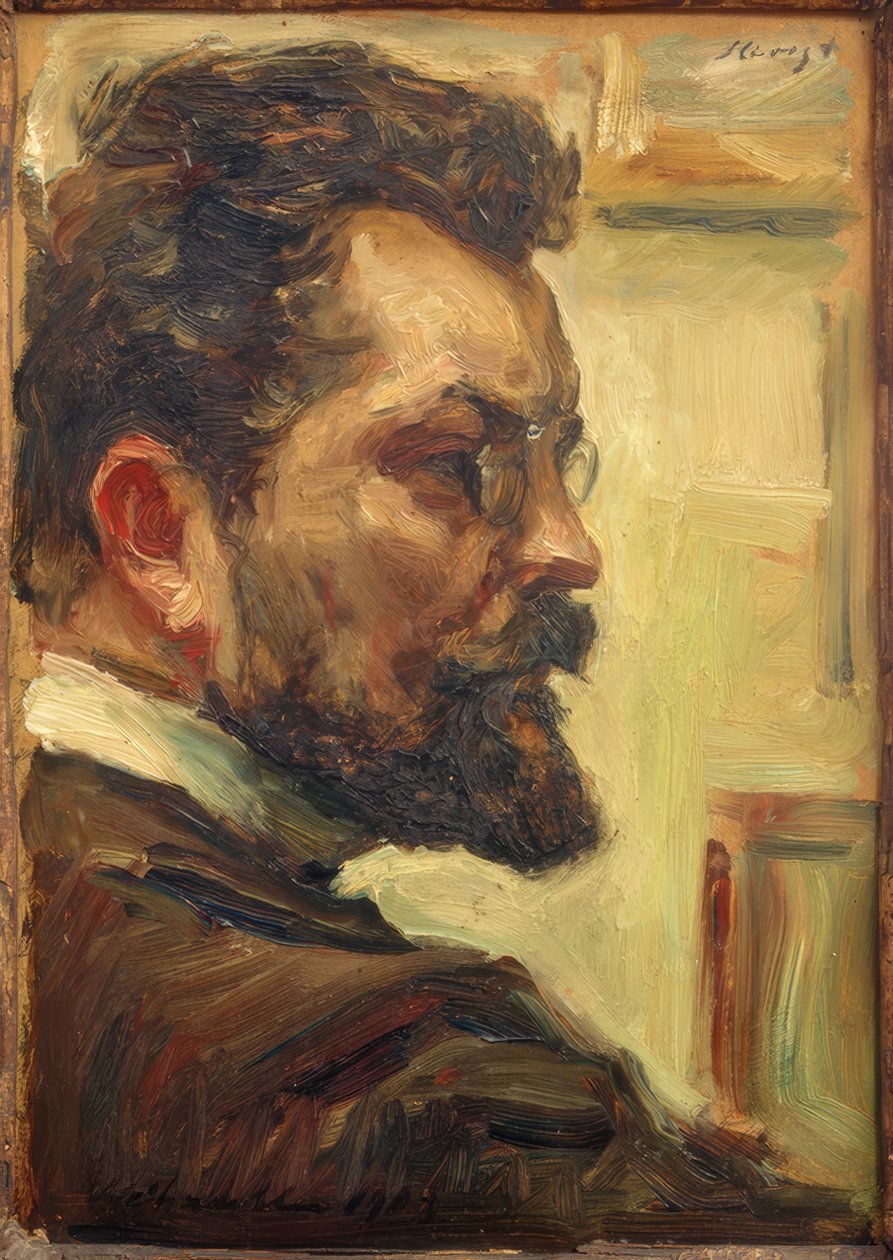 Max Slevogt / Önarckép 1903 alkotó: Max Slevogt