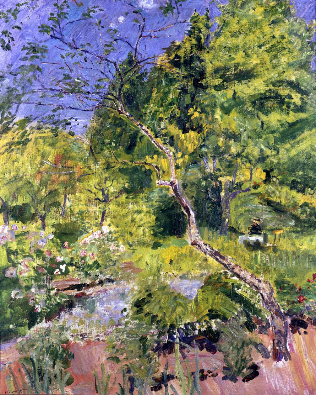 Park a Pfalzban (Neukastel) alkotó: Max Slevogt