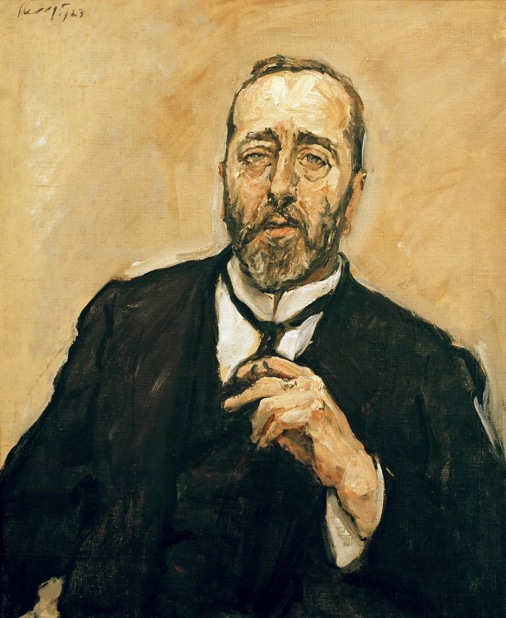 Bernhard Dernburg portréja 1865-1937, 1923. alkotó: Max Slevogt