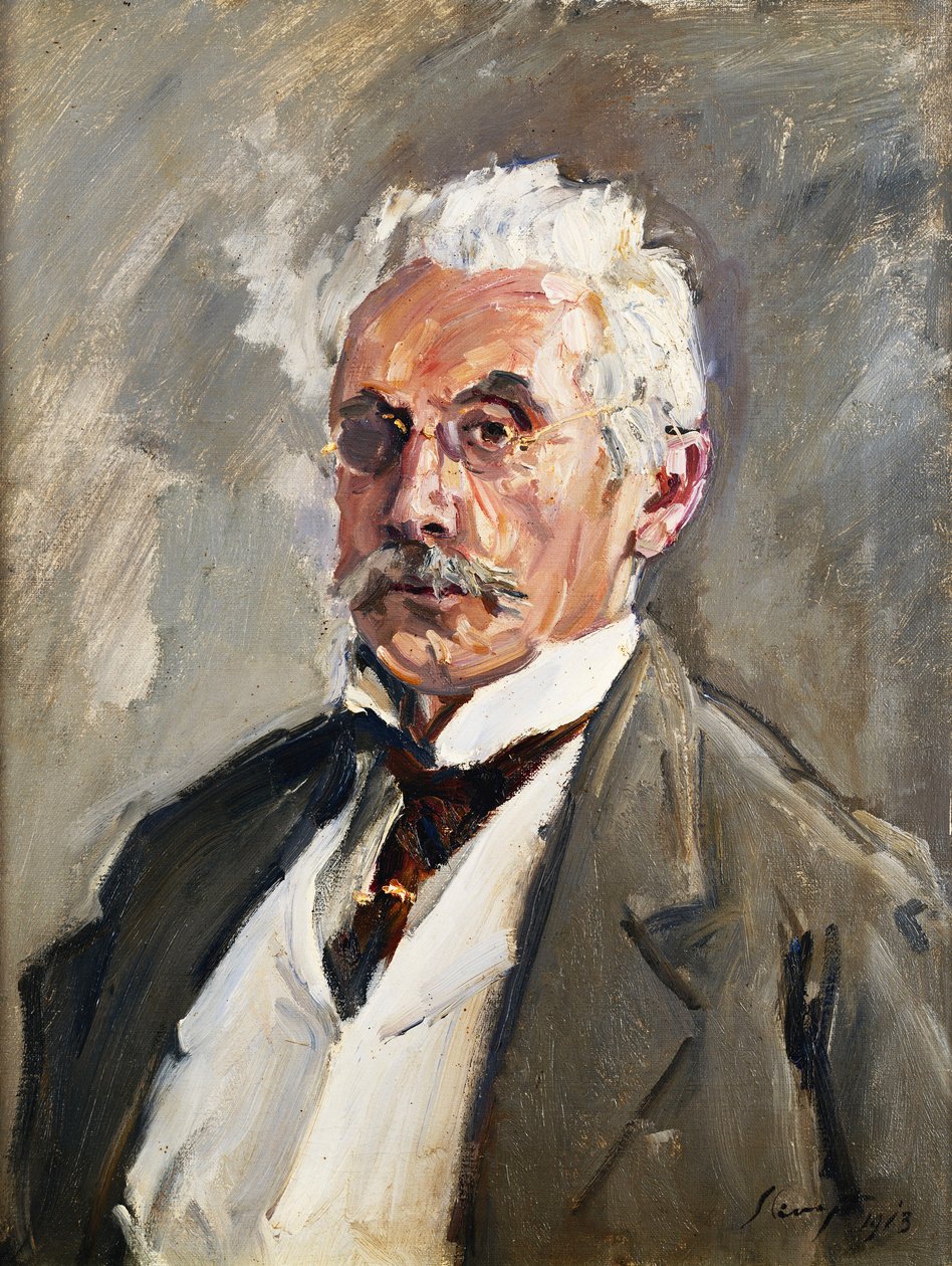 Carl Steinbart portréja, 1910 alkotó: Max Slevogt