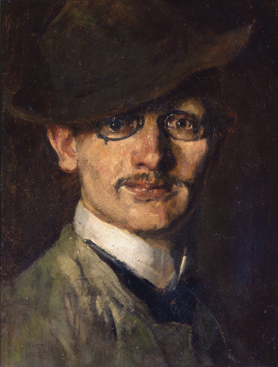 Önarckép alkotó: Max Slevogt