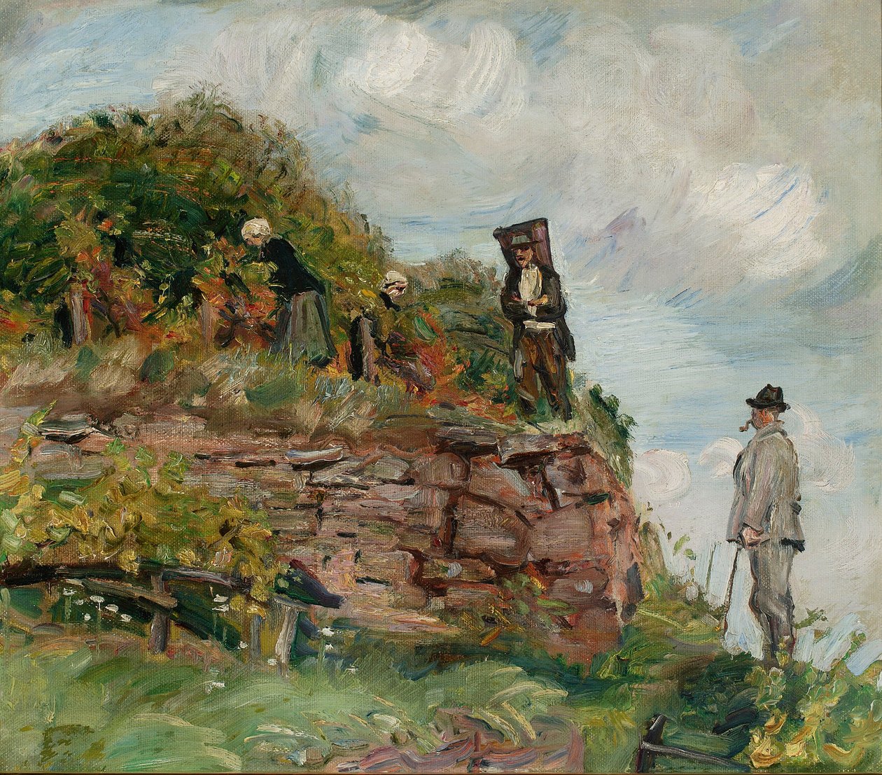 Szőlőszüret alkotó: Max Slevogt