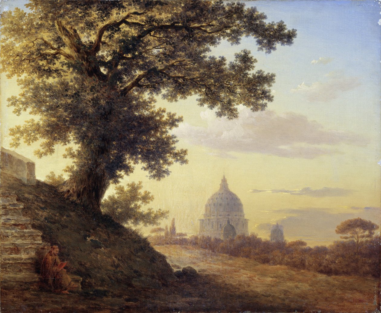 A Torquato Tassos tölgy Rómában, 1848 alkotó: Maxim Nikiphorovich Vorobyev