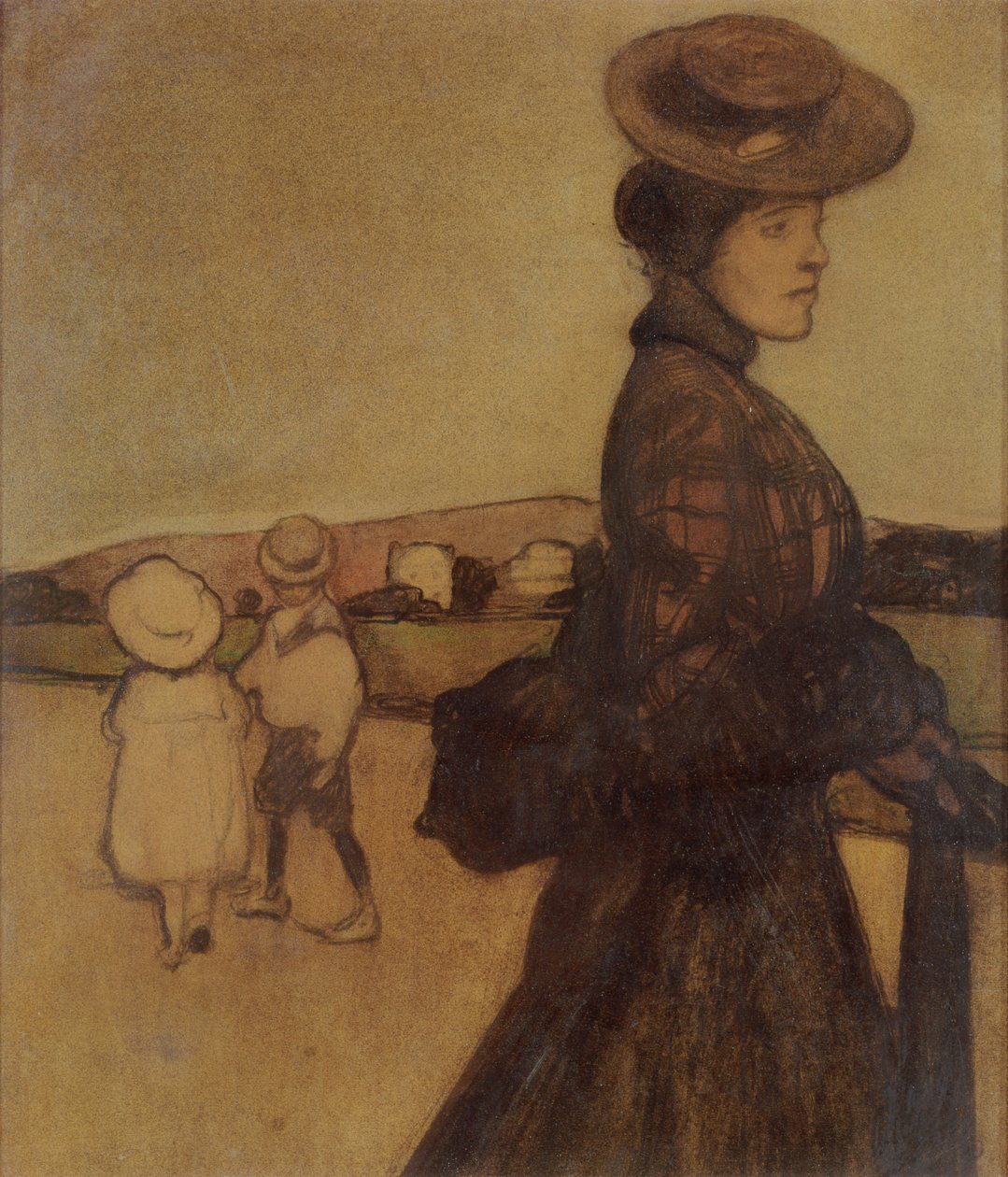 A nevelőnő, 1901 alkotó: Maxime Pierre Jules Dethomas