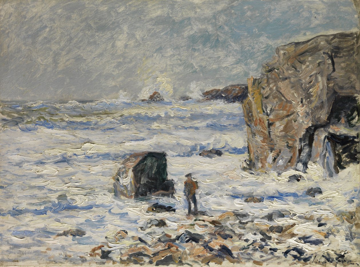 Ismeretlen a breton tengerparton alkotó: Maxime Emile Louis Maufra
