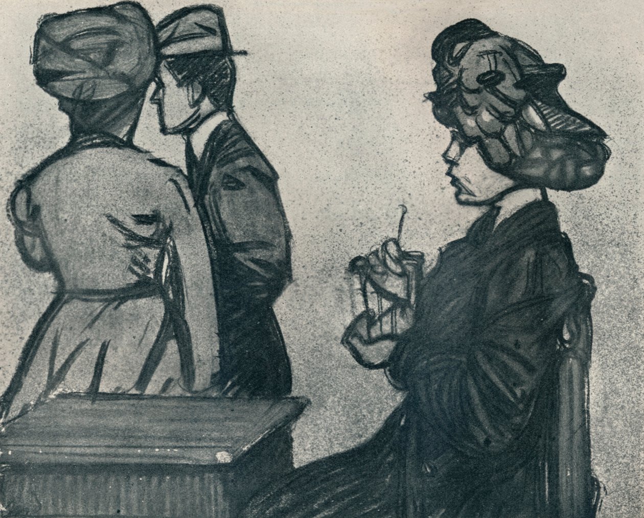 Az önelégült barát, 1920, 1923 alkotó: Maxime Pierre Jules Dethomas