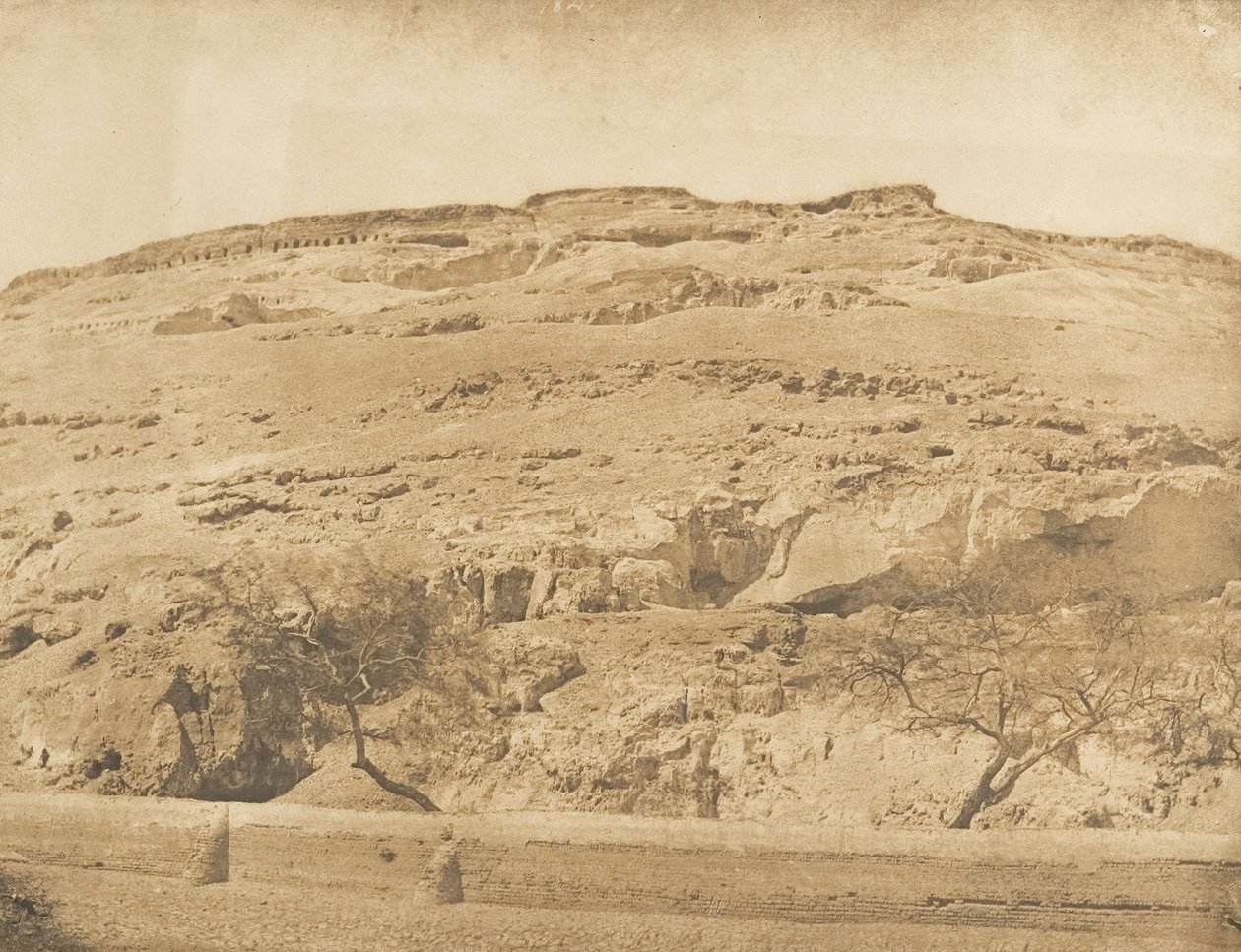 Lycopolis ősi nekropolisza, Syoutban, 1849-50. alkotó: Maxime Du Camp