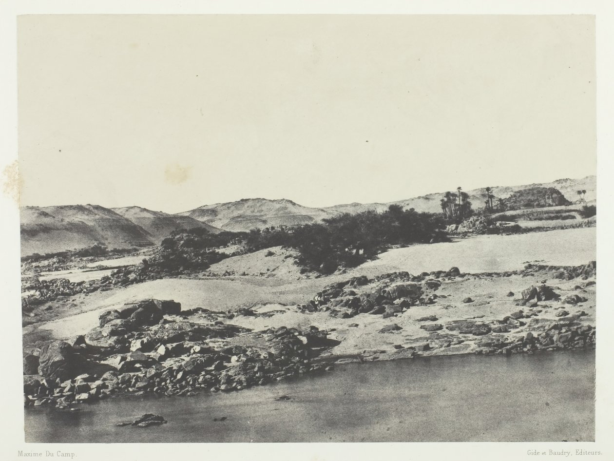 Az első szürkehályog bejárata, Felső-Egyiptom, 184951, nyomtatva 1852. alkotó: Maxime Du Camp