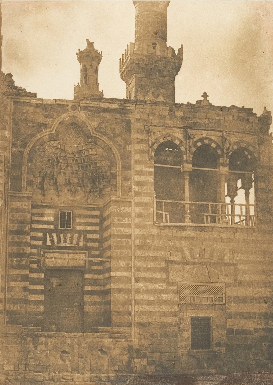 Bezkouk szultán sírjának bejárata, Kairó, 1849. december – 1850. január. alkotó: Maxime Du Camp