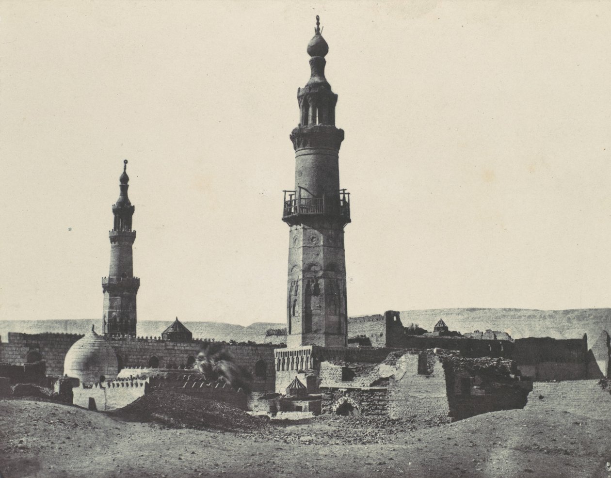 Felső Egyiptom. Girgeh. Ali-Bey mecsete, 1850. alkotó: Maxime Du Camp