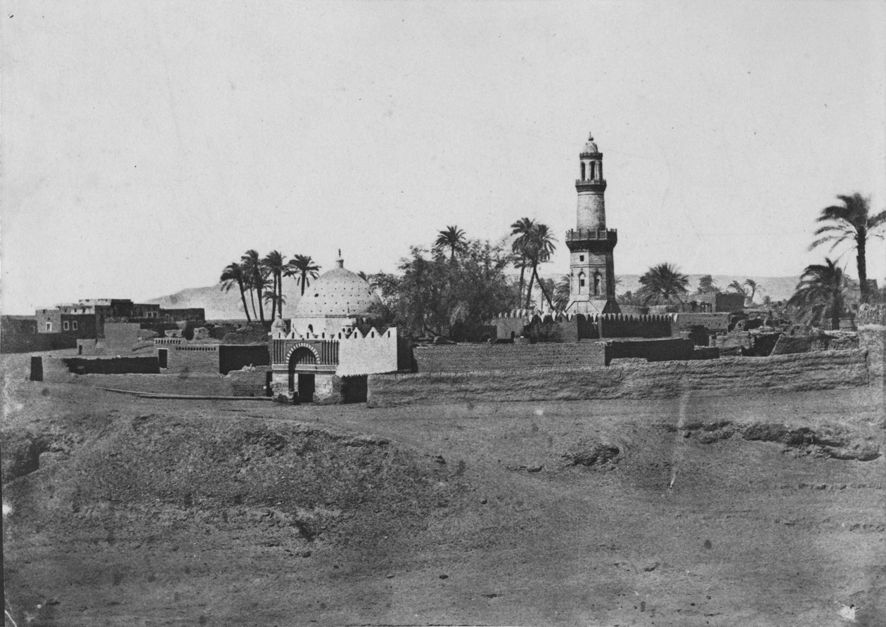 Felső-Egyiptom: Mecset és Mourad Bey sírja, 1850 alkotó: Maxime Du Camp