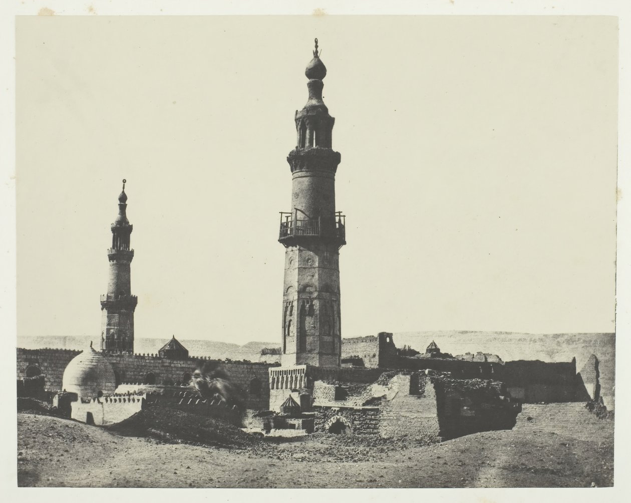 Aly-Bey mecset, Girgeh, Felső-Egyiptom, 184951, nyomtatva 1852. alkotó: Maxime Du Camp