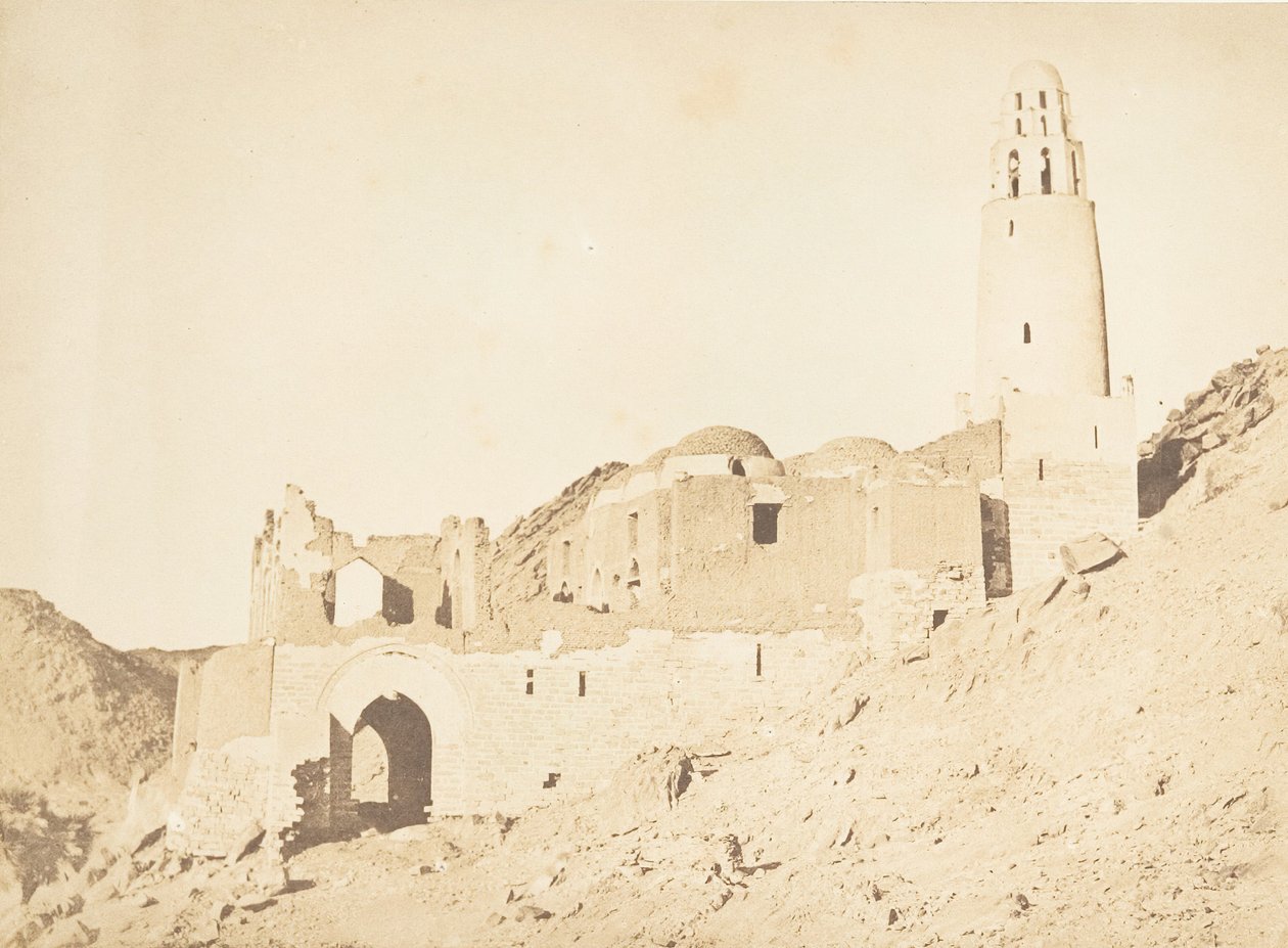 Belal mecset, Philae jobb partjától délre, 1850. április 11. alkotó: Maxime Du Camp