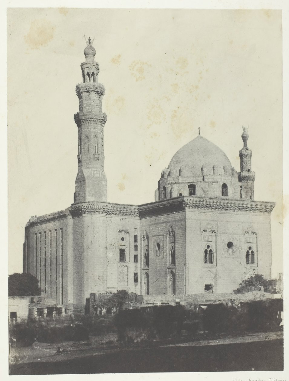 Haçan szultán mecsete, Le Kaire, 184951, nyomtatva 1852-ben. alkotó: Maxime Du Camp
