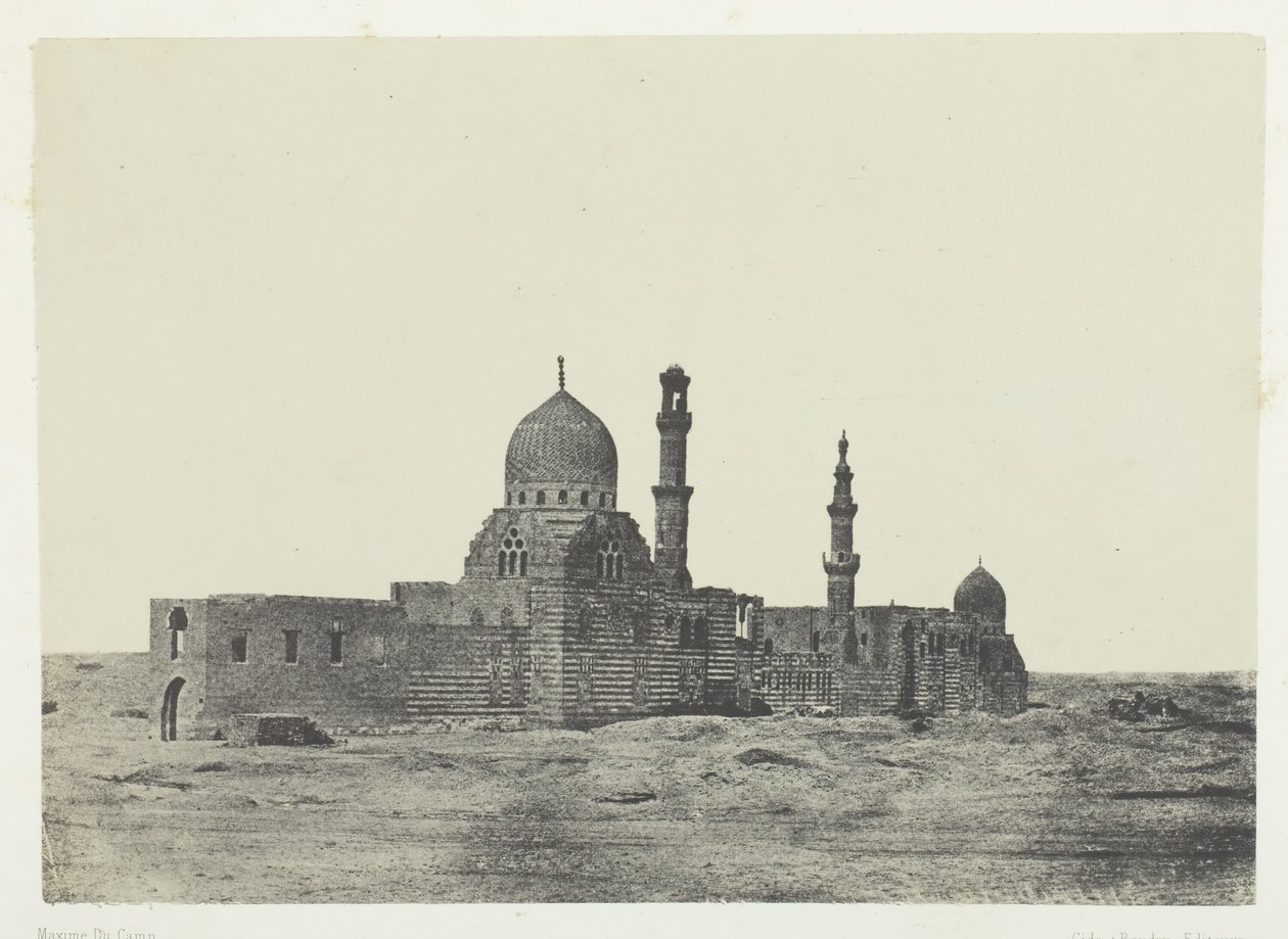 Mecset és az Ayoubiták sírja, Le Kaire, 184951, nyomtatva 1852-ben. alkotó: Maxime Du Camp