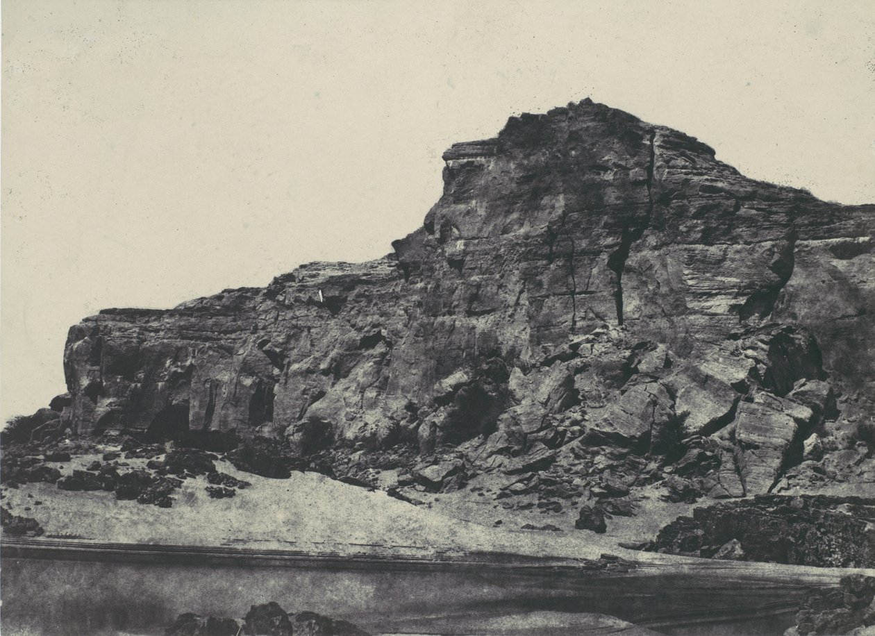 Núbia. Második szürkehályog. Dgebel-Abouoir, 1850. alkotó: Maxime Du Camp