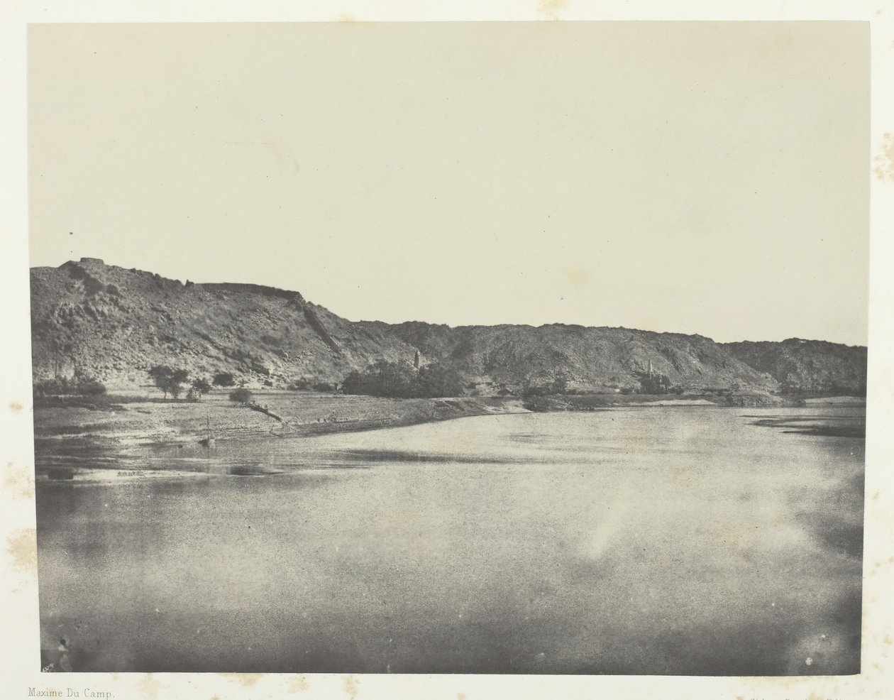 A Nílus keleti partja, Bab falu, South Philoe, Núbia, 184951, nyomtatva 1852-ben. alkotó: Maxime Du Camp