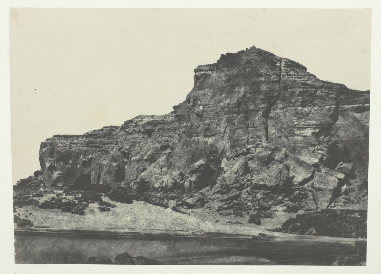 Második szürkehályog, Dgebel-Aboucir, Núbia, 184951, nyomtatva 1852-ben. alkotó: Maxime Du Camp
