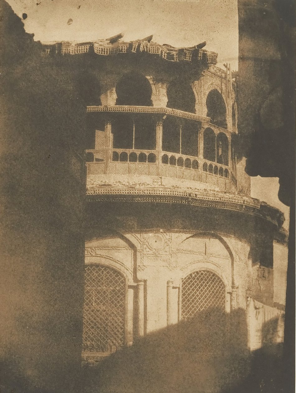 Szibilla vagy Souk-el-asr kútja és iskolája, Kairó, 1849. december – 1850. január. alkotó: Maxime Du Camp