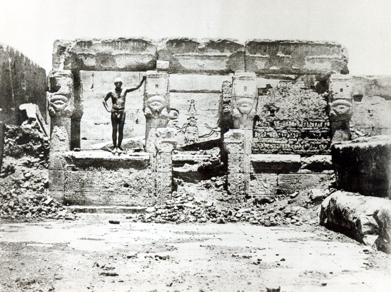 Hathor temploma Dendarahban, 1850. május 28 alkotó: Maxime Du Camp