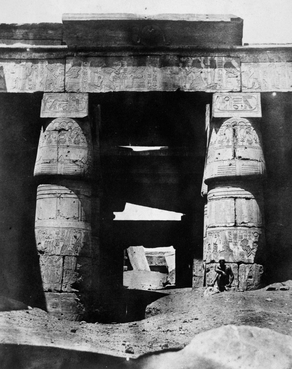 Templomromok, Egyiptom, 1852 alkotó: Maxime Du Camp