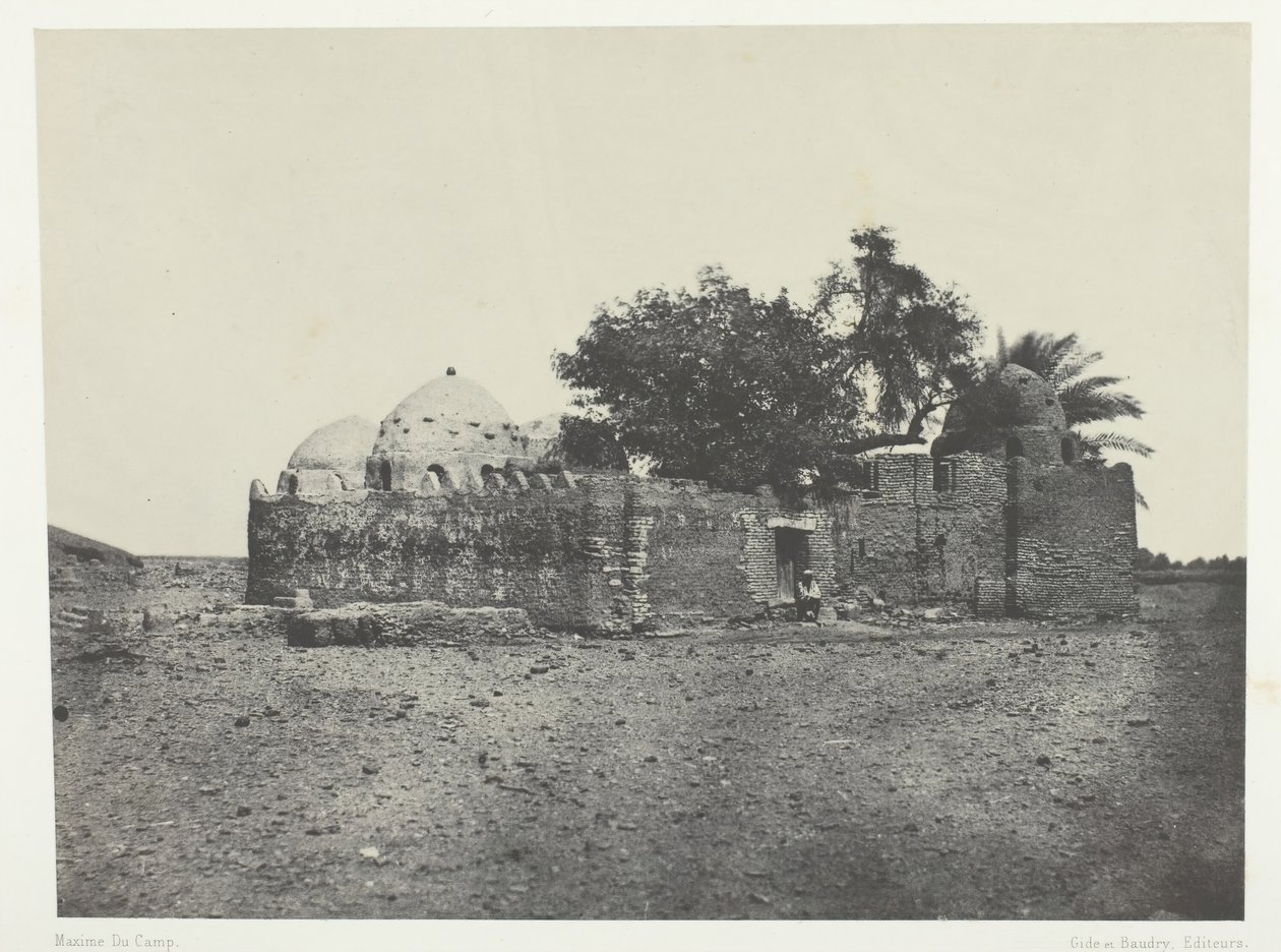 Cidi-Abdellah-el-Marabout sírja, Felső-Egyiptom, 184951, nyomtatva 1852-ben. alkotó: Maxime Du Camp