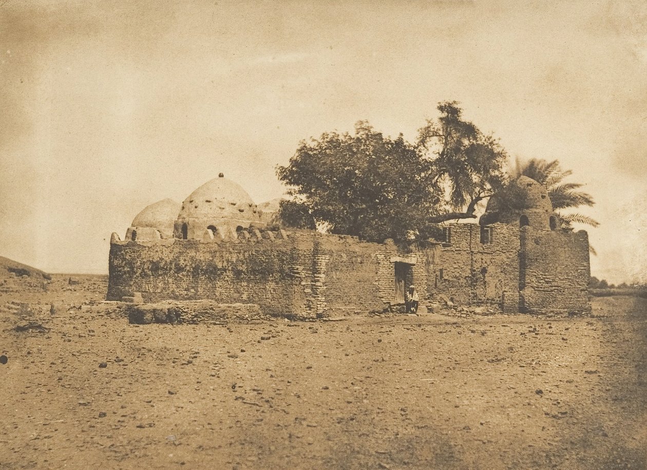 Hadji-Abdallah-el-Marabout sírja Hermentben, 1849-50. alkotó: Maxime Du Camp