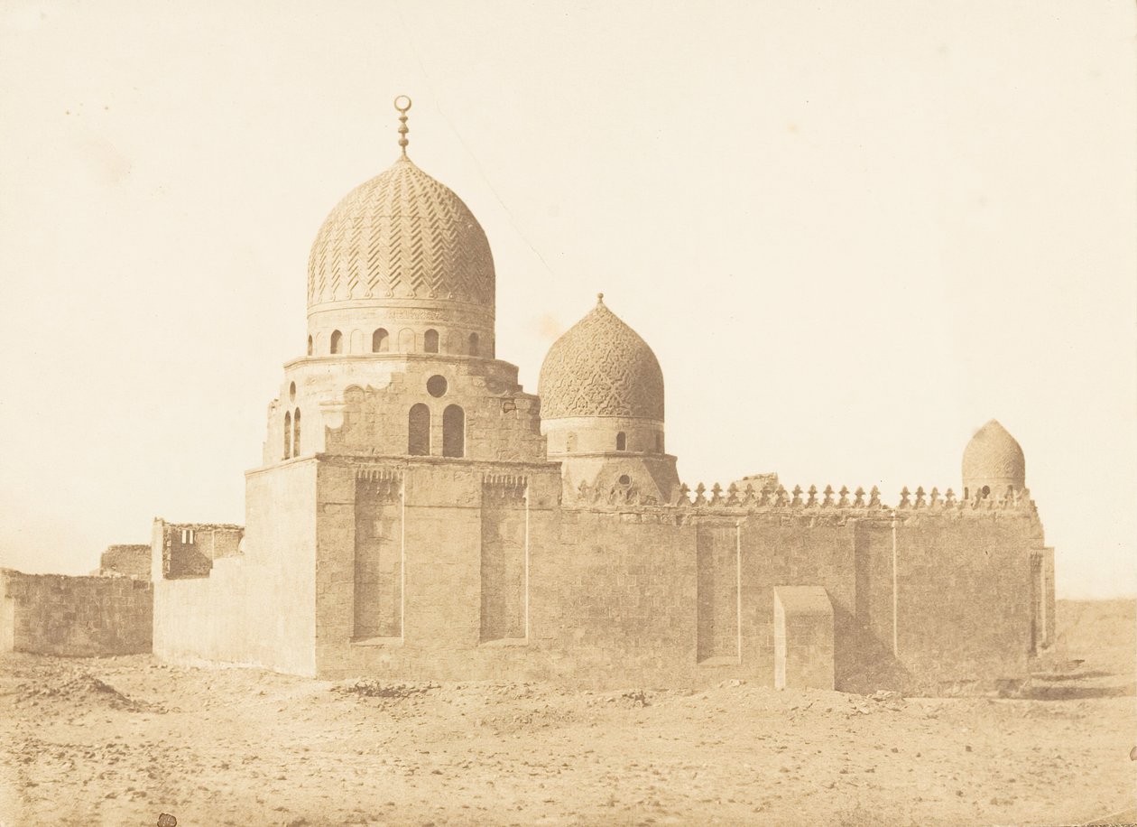 A mameluk szultánok sírja, Kairó, 1849. december – 1850. január. alkotó: Maxime Du Camp
