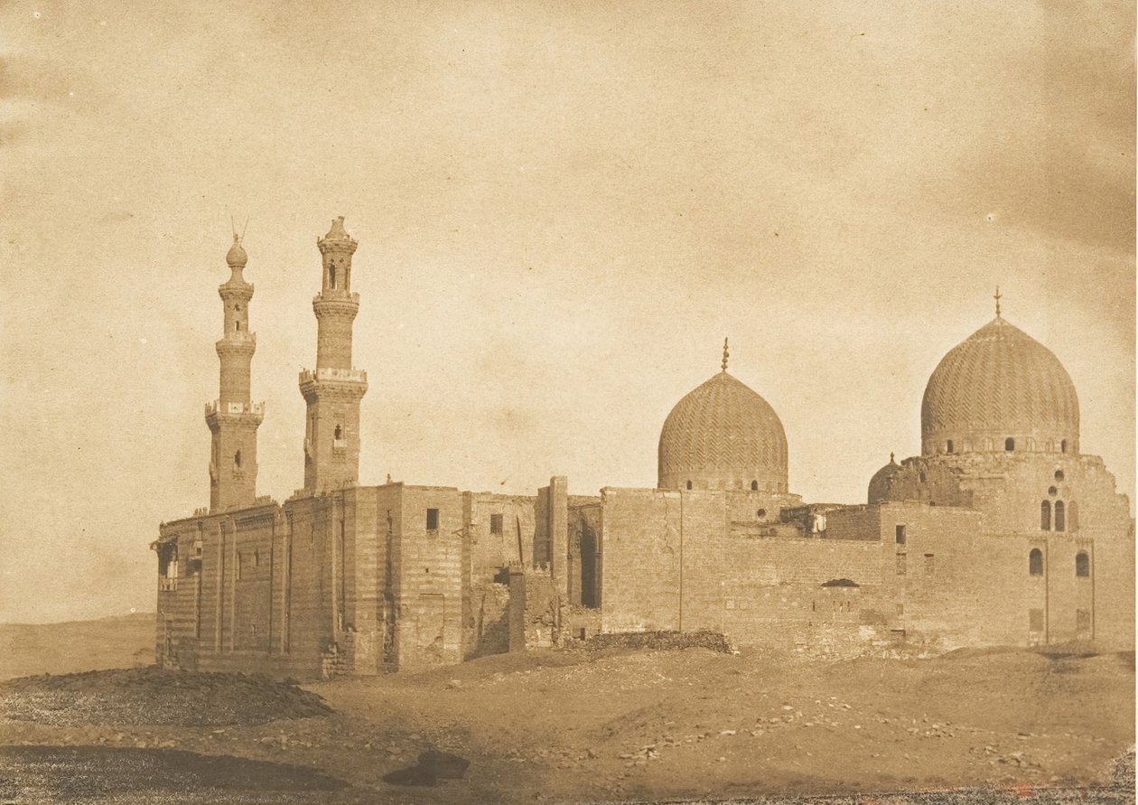 Bezkouk szultán mecsetének és sírjának általános képe, El-Melek..., 1849. december – 1850. január. alkotó: Maxime Du Camp