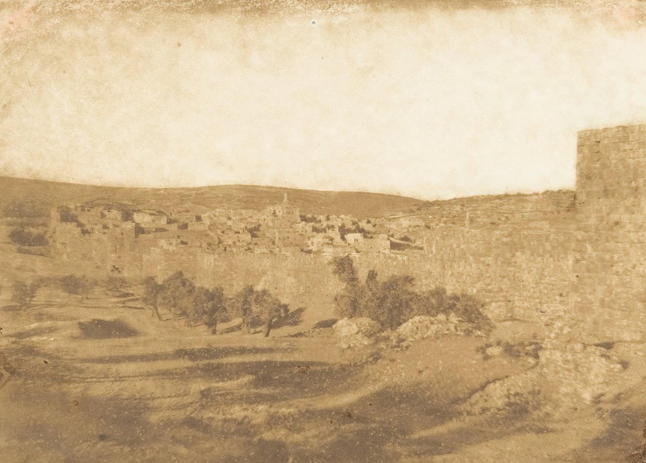 A kép Jeruzsálemtől északnyugatra, 1850 augusztusában. alkotó: Maxime Du Camp