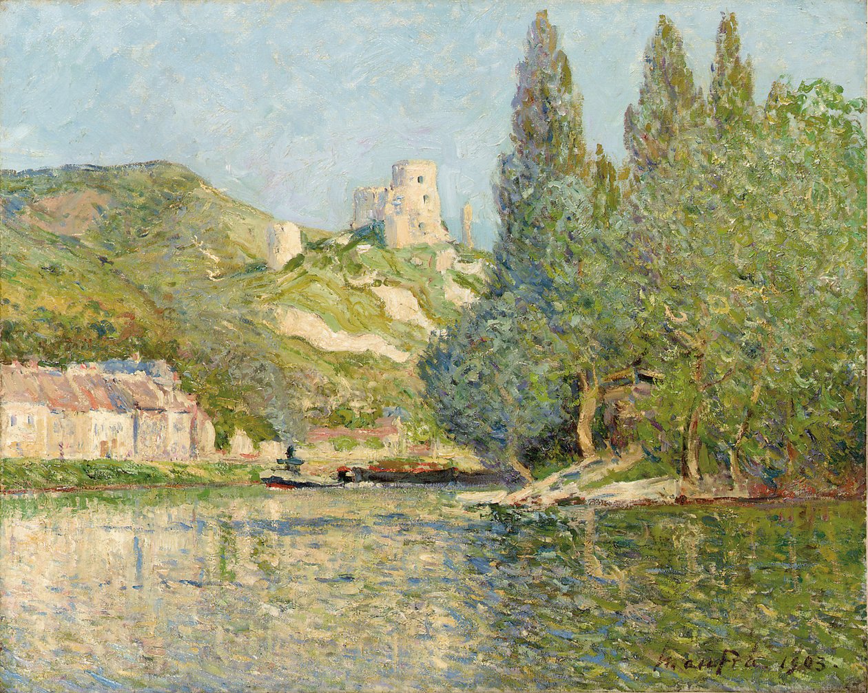 Chateau-Gaillard, Normandia, 1903 alkotó: Maxime Emile Louis Maufra