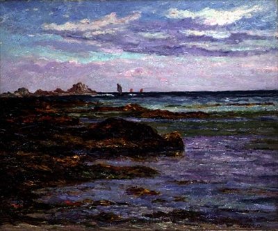 Bretagne partjai, 1910 körül (olaj, vászon) alkotó: Maxime Emile Louis Maufra