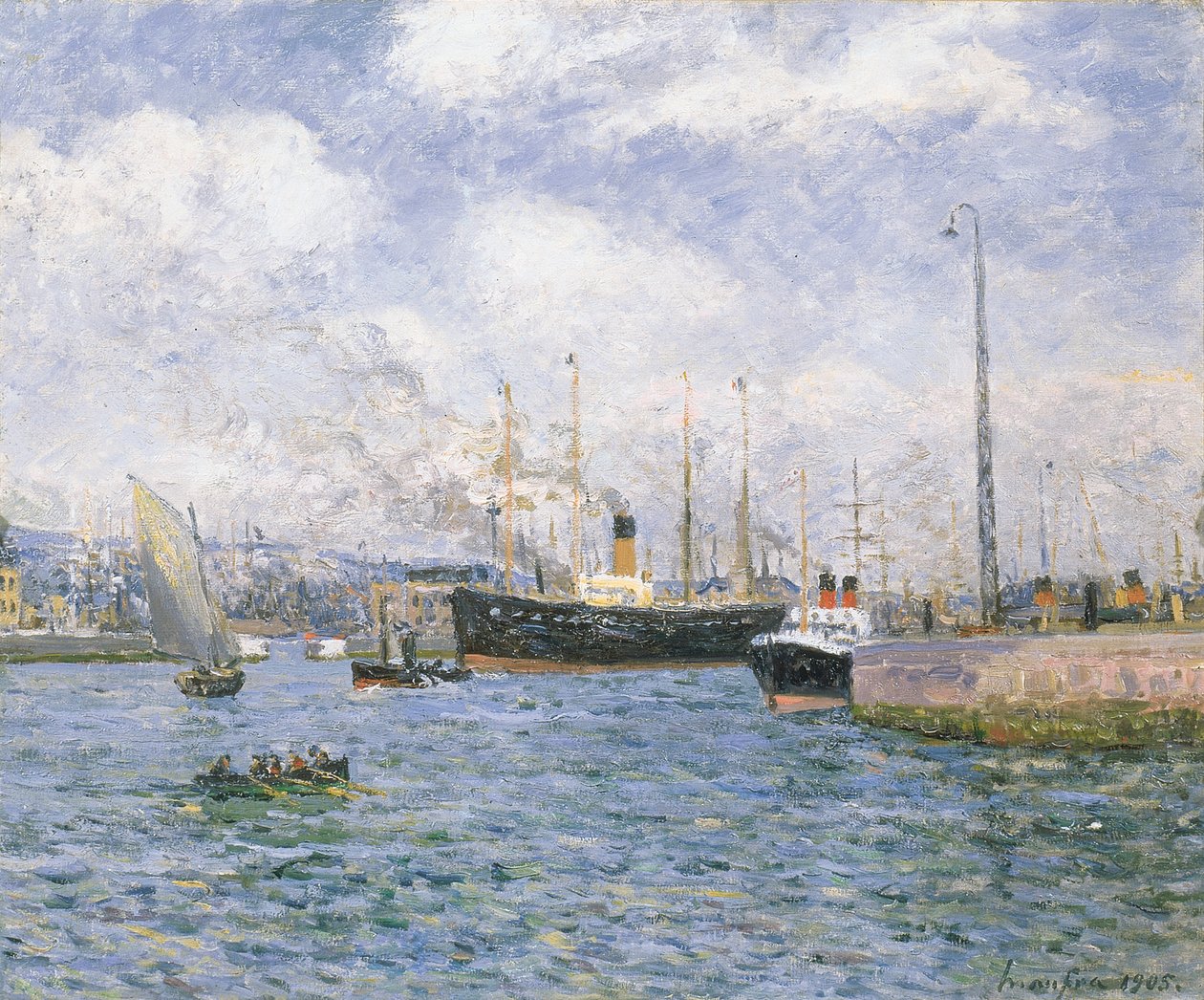 Indulás Havre-ból, 1905 alkotó: Maxime Emile Louis Maufra