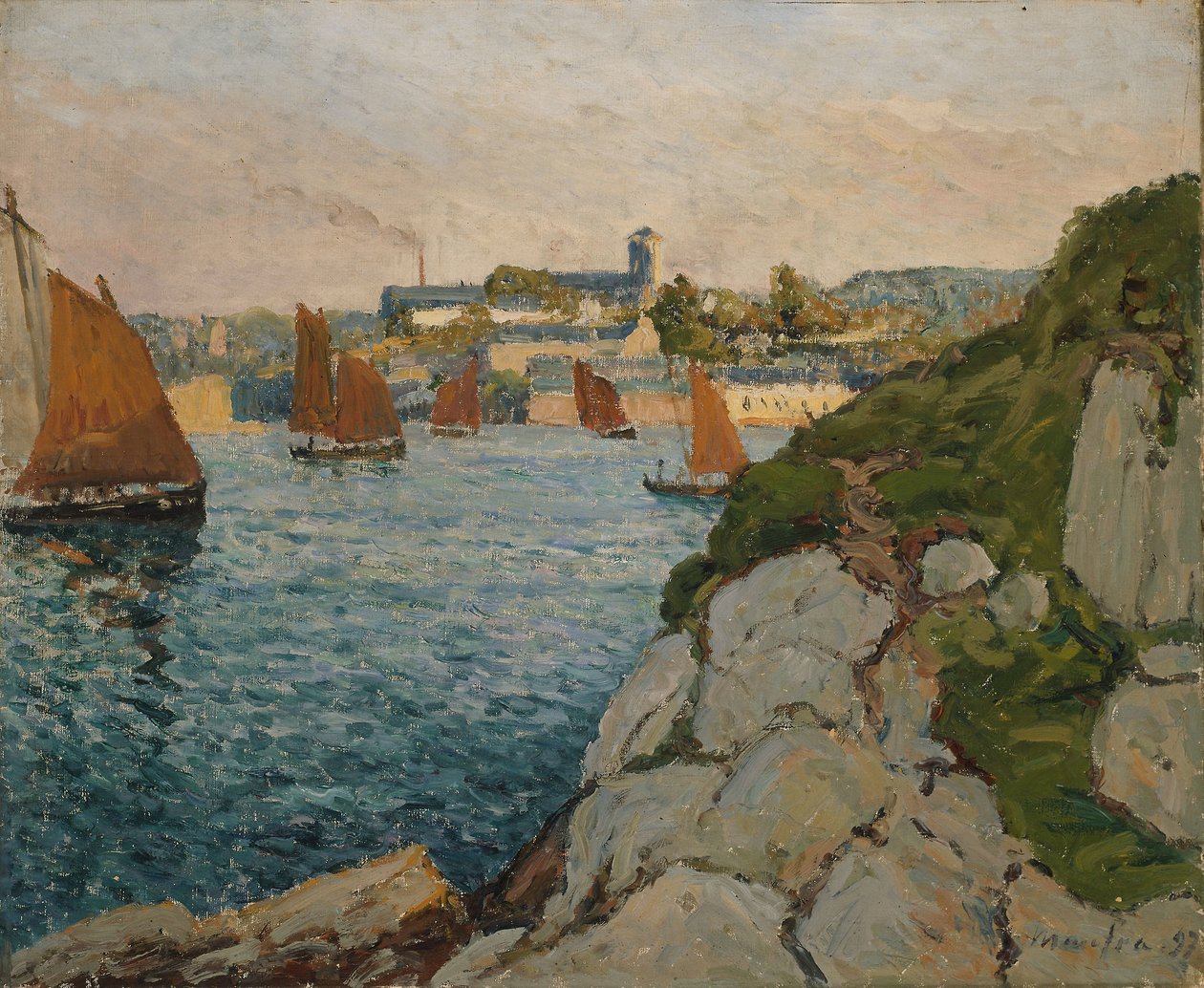Douarnenez a Napfényben, 1897 alkotó: Maxime Emile Louis Maufra