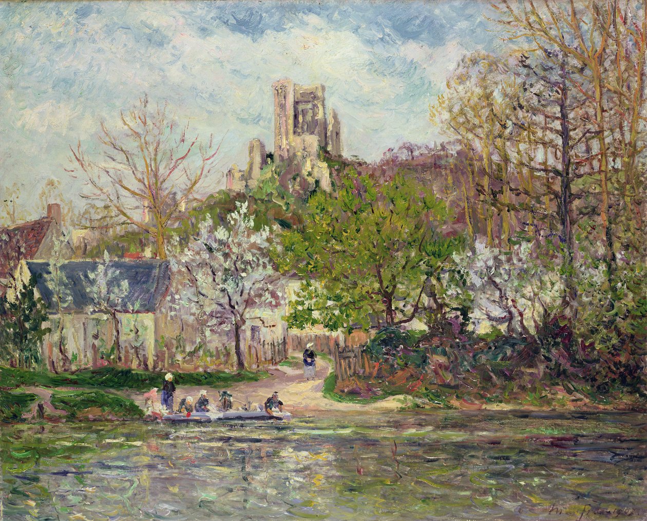 Tavasz Lavardinban (Touraine) alkotó: Maxime Emile Louis Maufra