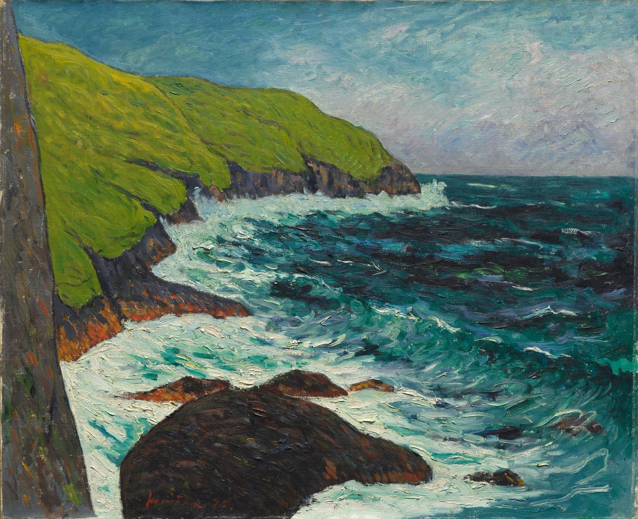A Beg-ar-Fry-i sziklák, Saint-Jean-du-Doigt alkotó: Maxime Emile Louis Maufra