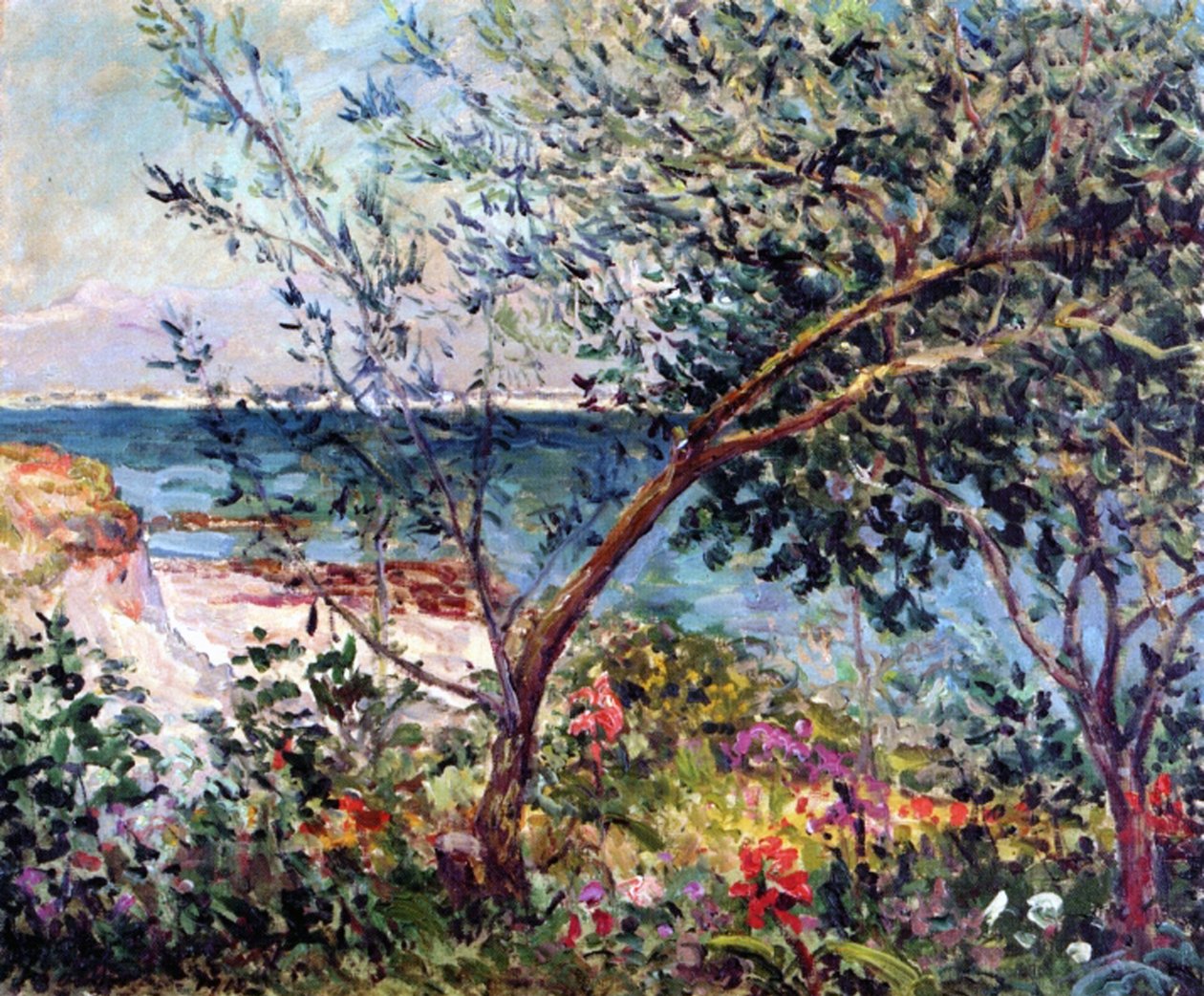A művész kertje Bretagne-ban alkotó: Maxime Emile Louis Maufra