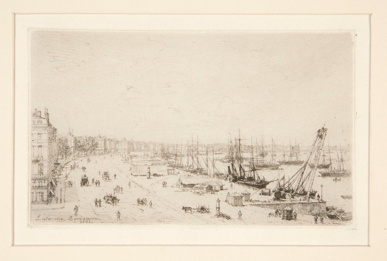Bordeaux, Quai des Chartrons alkotó: Maxime Lalanne