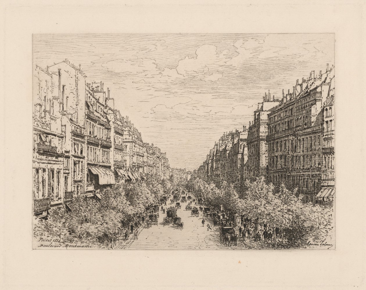 Montmartre sugárút alkotó: Maxime Lalanne