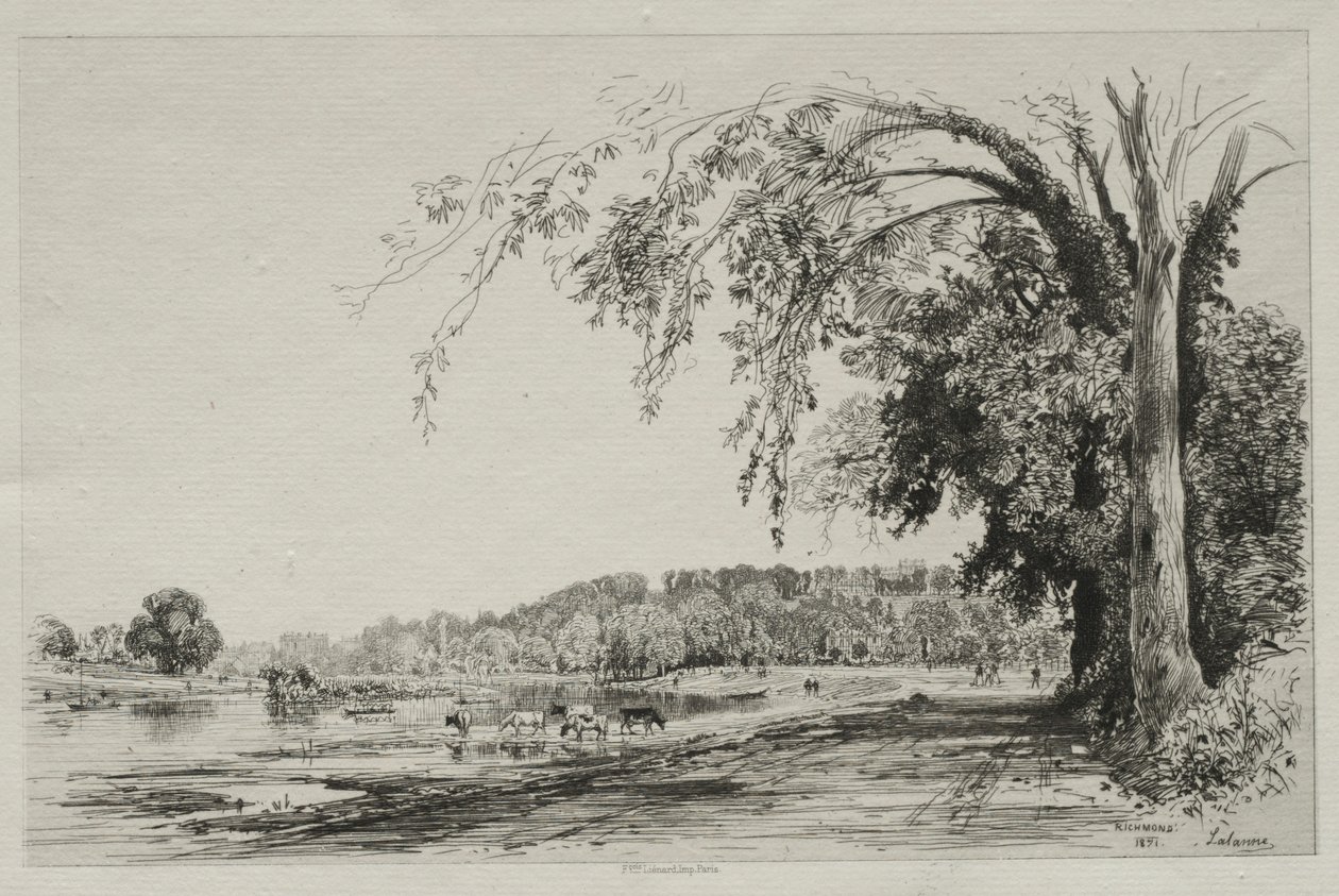 Richmond, 1871. alkotó: Maxime Lalanne