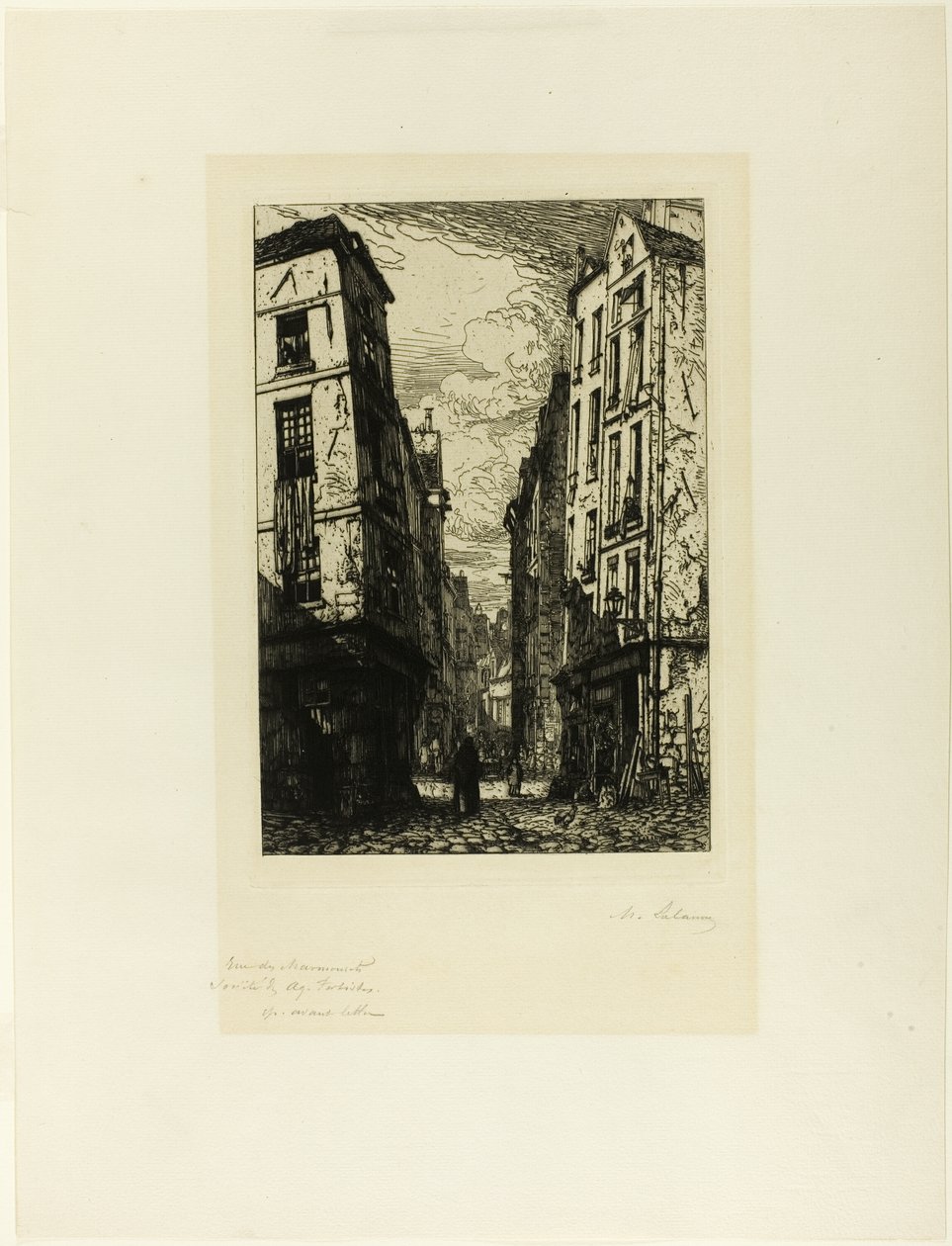 Rue des Marmousets alkotó: Maxime Lalanne