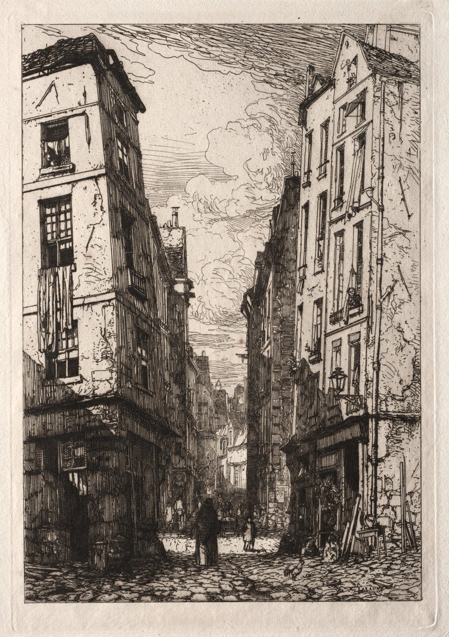 Rue des Marmousets. alkotó: Maxime Lalanne