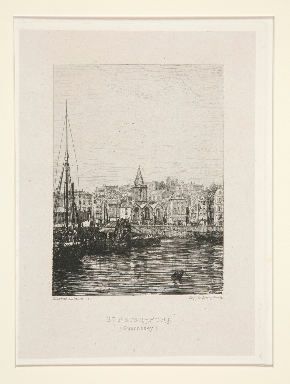 St. Peter-Port, Guernsey, pl. 1 a Chez Victor Hugo lakosztályból (Victor Hugo alkotó: Maxime Lalanne