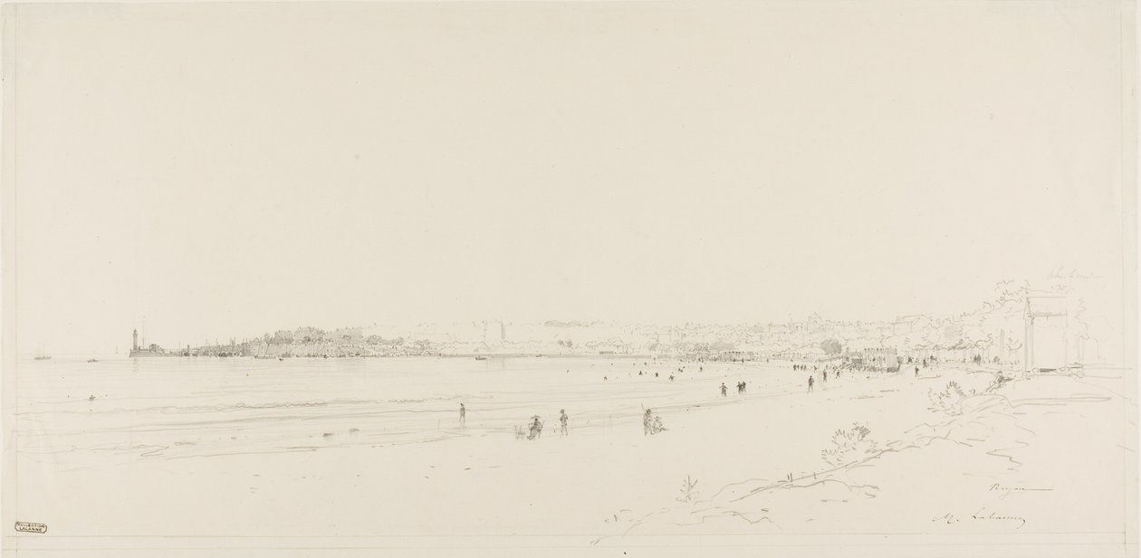 A Royan-i strand alkotó: Maxime Lalanne